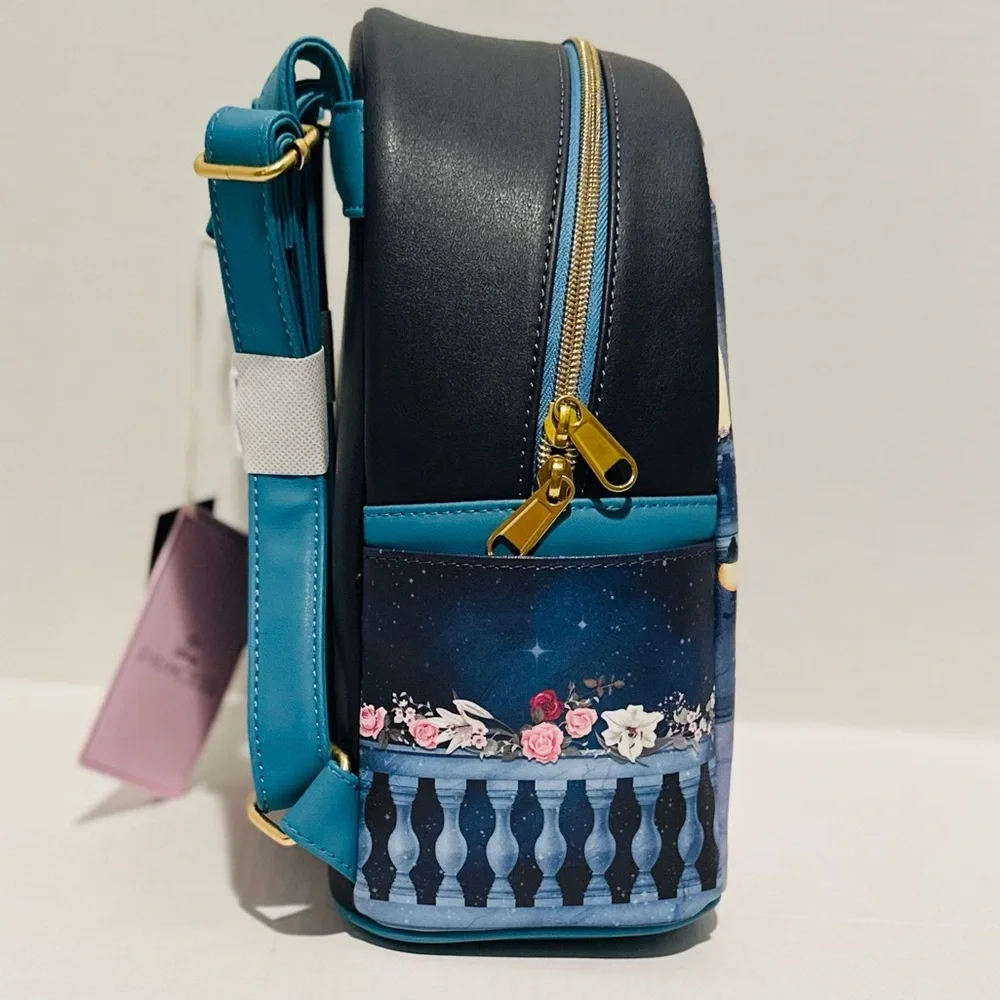 Loungefly Disney Cinderella Backpack - Blue and White - Picture 4 of 6